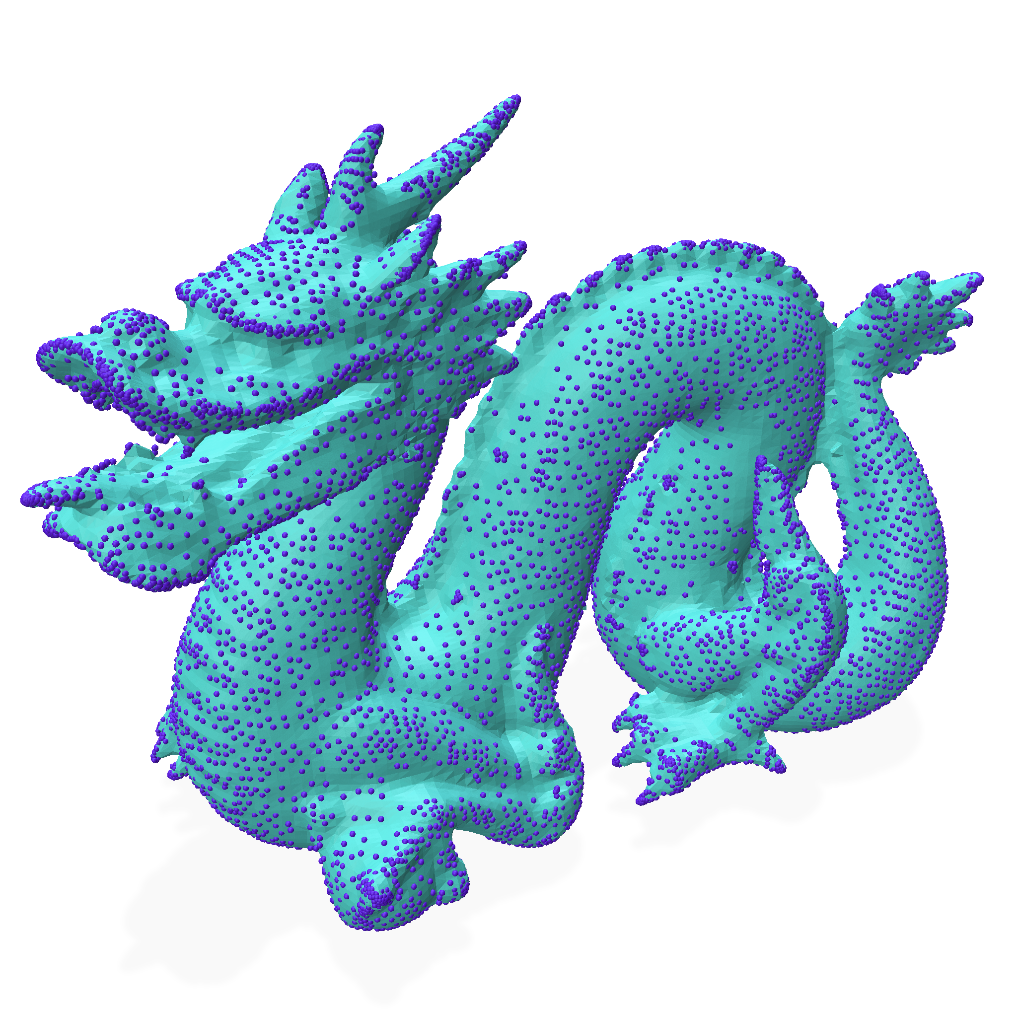 Dragon – centroids, normal distance
